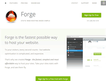 Tablet Screenshot of getforge.com